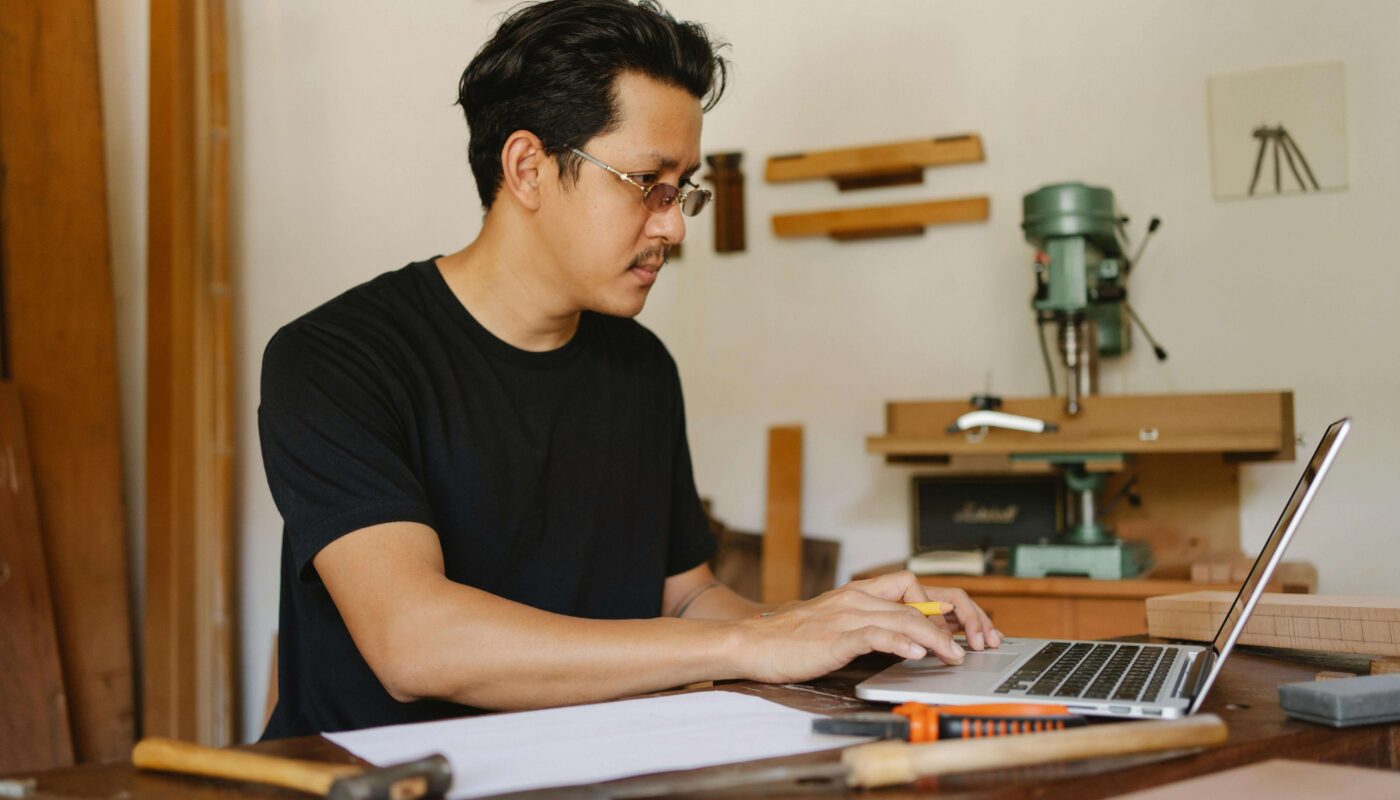 Designer analyzing AI behavior prediction heatmap for UX